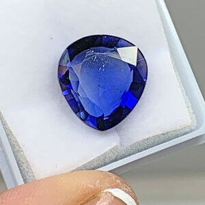 Ginormous Certified Blue Sapphire *micro-scratches